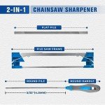Saker Mini Chainsaw Sharpener for 3/8''LP Chains