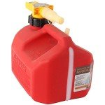 No-Spill 1.25-Gallon Poly Gas Can, Red