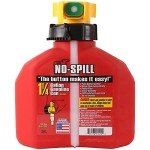 No-Spill 1.25-Gallon Poly Gas Can, Red