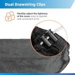 Wood Chipper Collection Bag Universal 24" x 48" Compatible Wtih Troy Bilt Craftsman Chipper Shredder Mulcher and Mostbrand Leaf Mulcher Collection Bag