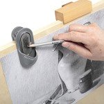 Raffine Artist Reusable Metal File Tool - No Mess Desk Clamp Charcoal and Pencil Grinder for Sharpening Charcoal, Pencils, Conte, and Pastels or Cleaning Stumps and Stomps, Grey
