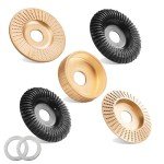 Angle Grinder Wood Carving Disc,5 Pack Stump Tool 4 Inch with 5/8 inch Arbor,Wood Carving Tools for Wood Working,Angle Grinder Attachments