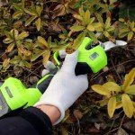 YOUGFIN Battery Powered Pruning Shears with 4 Adjustable Cutting Diameter, LED Display & Counting, Electric Pruner Shears Cordless for Garden Heavy Duty, Power Tree Branch Cutter 20v