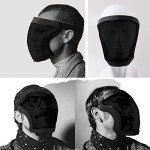 BFhongly Full Face Shield Helmet, High Definition Plastic Face Shield Mask for Work, Protective Full Face Shield for Eye, Nose, Mouth, Reusable Work Full Face Shield Dust Mask (Dark Grey)