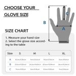 Highest Level Cut Resistant Gloves, ANSI A9 Cut Proof Work Gloves Men&Women Heavy Duty, Working Gloves Touch-Screen Compatible, Durable Cutting Gloves for Fishing, Woodworking, Gardening （L）