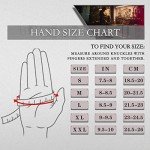 HLDD HANDLANDY Deerskin Leather Work Gloves for Men or Women, Fire Resistance Heavy Duty Gloves for Tig/Mig Welding, Gardening, Construction, Chainsaw, Farm, Ranch, BBQ etc