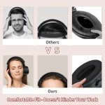 Llermuss Earmuffs for Noise Reduction SNR 30dB Hearing Protection Safety Earmuffs Adjustable Ear Protectors Ear Protection for Mowing Hunting Construction Concert