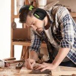 ProCase Extra Large SNR 37dB Noise Cancelling Headphones, Hearing Protection Ear Muffs for Noise Reduction NRR 35dB -Green