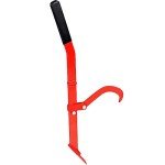 31.5-Inch Tree Felling Lever, Heavy-Duty Cant Hook Logging Tool with Bent Handle, Sliding Forged for Tree Cutting, Breaking up Stumps, Freeing Pinched Saws, Rolling Logs for Landscapers Arborists