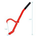 31.5-Inch Tree Felling Lever, Heavy-Duty Cant Hook Logging Tool with Bent Handle, Sliding Forged for Tree Cutting, Breaking up Stumps, Freeing Pinched Saws, Rolling Logs for Landscapers Arborists