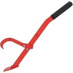 31.5-Inch Tree Felling Lever, Heavy-Duty Cant Hook Logging Tool with Bent Handle, Sliding Forged for Tree Cutting, Breaking up Stumps, Freeing Pinched Saws, Rolling Logs for Landscapers Arborists