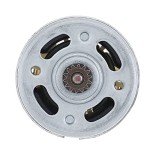 Geynutaly 21V RS550 Motor 14 Teeth Suitable for 4/6 Inch Cordless Mini Logging Saw Chainsaw Tool Accessories, Silver