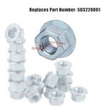 DemJamr 2PCS 13 x 19mm T-Wrench Scrench with 6 Pcs 503220001 Chainsaw Bar Nut, Fits for Husqvarna, Craftsman, Echo, Poulan Chainsaws,Chainsaw Accessories Kit