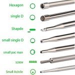 14 Carburetor Adjustment Tool Kit With Double D Single D 530035560 Splined Carburetor Jet Cleaner Brush for 2-Cycle Trimmer Chainsaw Lawn mower Small Engine Compatible Craftsman Poulan Troy bilt etc