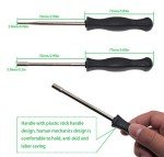 14 Carburetor Adjustment Tool Kit With Double D Single D 530035560 Splined Carburetor Jet Cleaner Brush for 2-Cycle Trimmer Chainsaw Lawn mower Small Engine Compatible Craftsman Poulan Troy bilt etc