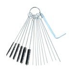 AiBiCi Carburetor Adjustment Tool with cleaning kit for 2-Cycle Small Engine String Trimmer Weedeater Chainsaw Pack of 12