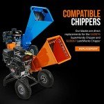 SuperHandy Compact Wood Chipper Replacement Blades - for Compact Wood Chipper Models (GUO067 & GUO074) Fits Landworks Compact Wood Chipper (Blades Only)