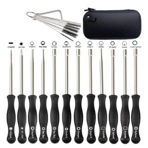 Ferilter 12 PCS Carburetor Adjustment Tool 2-Cycle Small Engine Carb Adjusting Tool Kit for Poulan Husqvarna STIHL ECHO Trimmer Weedeater Chainsaw Blower