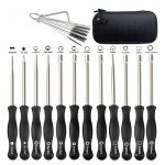 Ferilter 12 PCS Carburetor Adjustment Tool 2-Cycle Small Engine Carb Adjusting Tool Kit for Poulan Husqvarna STIHL ECHO Trimmer Weedeater Chainsaw Blower