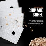 SuperHandy Compact Wood Chipper Replacement Blades - for Compact Wood Chipper Models (GUO067 & GUO074) Fits Landworks Compact Wood Chipper (Blades Only)