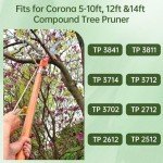 12” Pole Pruner Saw Blade Replacement for Corona TP 3841, TP 3811, TP 3714, TP 3712, TP 3702, TP 2712, TP 2612, TP 2512 & Other Most Brands Pruning Saws & Tree Trimmers