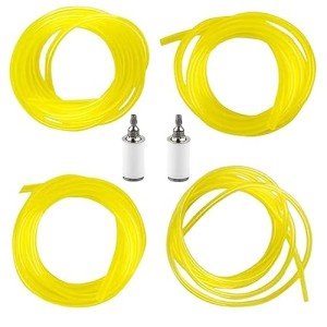 HUSWELL 4 Size 2 Feet Blower Petrol Fuel Gas Line Chainsaw Fuel line Trimmer Edger Pipe Hose Tubing for Husqvarna MTD Ryobi Homelite Craftsman Pouland Echo 2 Cycle Engine W Fuel Filter