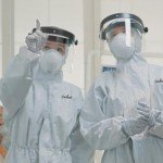 Zimchado Hazmat Suits Disposable Long Sleeve Gloves Full Body Paint Suit And Face Shield Shoe Cover Reusable Pair of Gloves (Small)