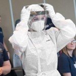Zimchado Hazmat Suits Disposable Long Sleeve Gloves Full Body Paint Suit And Face Shield Shoe Cover Reusable Pair of Gloves (Small)