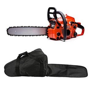 Headerbs Chainsaw Bag, Portable Chainsaw Carrying Case Waterproof Chain Saw Storage Bag for 20 inch 22 inch Chainsaw, Black