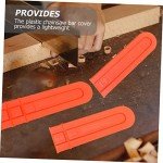 CIYODO 5pcs Chainsaw Guide Cover Chainsaw Bar Cover 16 Inch Chainsaw Bar Cover 20 Chainsaw Bar Cover 12 Inch Saw Sleeve Electric Saw Chainsaw Protective Case Storage Box Plastic Travel
