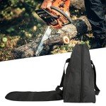 Headerbs Chainsaw Bag, Portable Chainsaw Carrying Case Waterproof Chain Saw Storage Bag for 20 inch 22 inch Chainsaw, Black