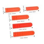 CIYODO 5pcs Chainsaw Guide Cover Chainsaw Bar Cover 16 Inch Chainsaw Bar Cover 20 Chainsaw Bar Cover 12 Inch Saw Sleeve Electric Saw Chainsaw Protective Case Storage Box Plastic Travel