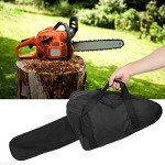 Headerbs Chainsaw Bag, Portable Chainsaw Carrying Case Waterproof Chain Saw Storage Bag for 20 inch 22 inch Chainsaw, Black