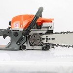 Gas Powered Chainsaw, Cordless Petrol Chain Saw Multifunctional Labor-saving Cutting Wood Tool Garden Logging Machine for Tree Trimming and Land Clearing, 20 Inch 58cc (Orange)
