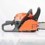 Gas Powered Chainsaw, Cordless Petrol Chain Saw Multifunctional Labor-saving Cutting Wood Tool Garden Logging Machine for Tree Trimming and Land Clearing, 20 Inch 58cc (Orange)