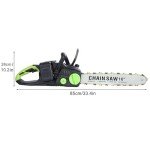 Weed Wacker 16 Inch Cordless Chainsaw, Brushless Motor Electric Chainsaw, Battery Powered Chainsaw with 2 x 4Ah Batteries, Auto-Lubrication Chain Saw for Tree Felling, Pruning, Logging and Firewood