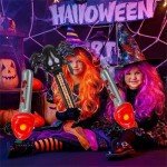 28inch Inflatable Chainsaw,Fake Chainsaw Halloween Weapons Props Decorations PVC Inflatable Saw Balloon for Halloween Party Decorations, Haunted Houses, Pranks