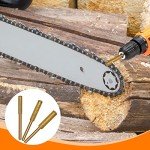 Coolrunner 21 PCS Diamond Chainsaw Sharpener Chainsaw Diamond Sharpener in 3 Size Diamond Chainsaw Sharpener Burr, Polishing Grinding Tool for Electric Chain Saw, Stone Carvings(4mm, 4.8mm, 5.5mm)
