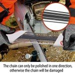 Powswopx 2-in-1 4.8mm Easy File Chainsaw Chain Sharpener for Stihl Pitch .325" Diameter 3/16"