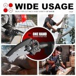 Gardtech Mini Chainsaw Cordless 4&6 ", Battery Powered Chain Saw Handheld Chainsaws with 2023 Upgraded 4 Chains 2 Batteries Good for Olders, DIYer, Gardeners Continuously 2 Hours Work