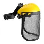 Forestry Safety Helmet Chainsaw Helmet,Hard Hat Sun Shade,Safety Helmet Hat with Full Face Mesh Visor for Logging Brushcutter Forestry Protection
