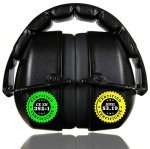 ClearArmor Safety Ear Muffs Hearing Ear Protection - 31.5 dB SNR Noise Reduction - Comfortable Earmuffs that Work for Hunting, Gun Range, Mowing