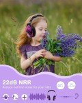 ZOHAN EM030 Kids Ear Protection Safety Ear Muffs for Concerts, Fireworks, Air Shows, Upgraded Adjustable Noise Reduction Hearing Protectors for Children Have Sensory Issues - Nebula Print