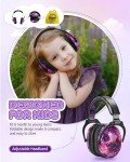 ZOHAN EM030 Kids Ear Protection Safety Ear Muffs for Concerts, Fireworks, Air Shows, Upgraded Adjustable Noise Reduction Hearing Protectors for Children Have Sensory Issues - Nebula Print