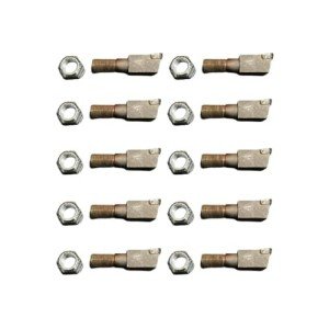 Cold Fusion Nitrous ARP Ashland Baumalight Bradco JCB Stumper Shaver Stump Grinder Teeth | Carbide Tipped Stump Grinder Teeth and Nuts | Size: 2 1/2"" | 10 Pack, CFN-S212