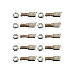 Cold Fusion Nitrous ARP Ashland Baumalight Bradco JCB Stumper Shaver Stump Grinder Teeth | Carbide Tipped Stump Grinder Teeth and Nuts | Size: 2 1/2"" | 10 Pack, CFN-S212