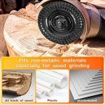 BLEKOO Angle Grinder Wood Carving Disc Set, for 4" or 4 1/2" Angle Grinder with 5/8" Arbor, Wood Shaper Carving Disc for Angle Grinder Attachments, Stump Grinder Teeth, Wood Shaping Tools