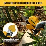 Electric Pruning Shears Compatible with DeWalt 20V MAX Battery (Tool Only), Mellif Upgraded Cordless Tree Pruner w/ 20,000RPM Brushless & 30mm (1.2") Cutting Diameter SK5 Steel Blade for Gardening
