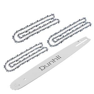 Dunhil 3 pack 16 inch 325 050 66DL Chainsaw Chains & 1 Guide Bar Combo for Husqvarna 41 45 49 51 336 339XP 550XP 340 346 345 350 351 435 440 445 450 450e Chainsaw