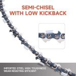 Dunhil 3 pack 16 inch 325 050 66DL Chainsaw Chains & 1 Guide Bar Combo for Husqvarna 41 45 49 51 336 339XP 550XP 340 346 345 350 351 435 440 445 450 450e Chainsaw